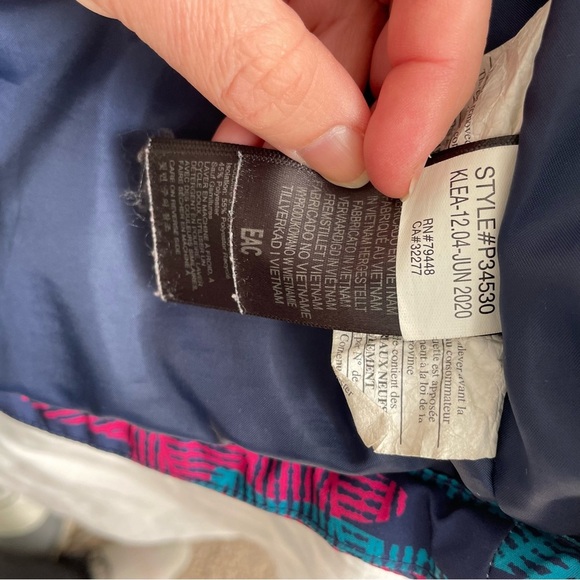 Marmot "Tasman" 34520 Ski Coat Pink Blue with Hood | Size M - Picture 8 of 10